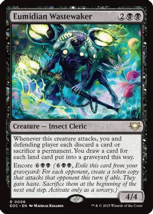 Eumidian Wastewaker (EOC-008) [Commander: Edge of Eternities] MTG Single Wizards of the Coast