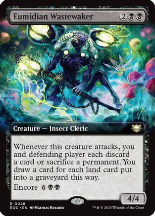 Eumidian Wastewaker (EOC-028) [Commander: Edge of Eternities] MTG Single Wizards of the Coast