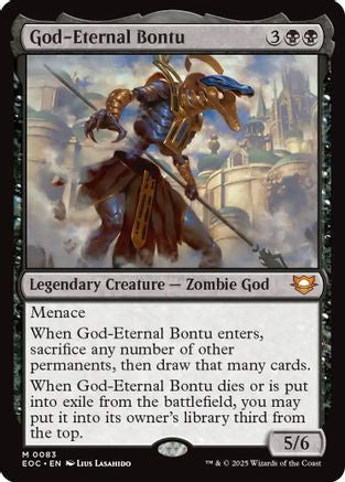 God-Eternal Bontu (EOC-083) [Commander: Edge of Eternities] MTG Single Wizards of the Coast
