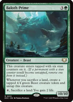 Baloth Prime (EOC-013) [Commander: Edge of Eternities] MTG Single Wizards of the Coast