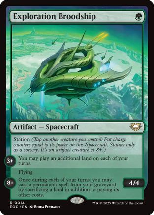 Exploration Broodship (EOC-014) [Commander: Edge of Eternities] MTG Single Wizards of the Coast