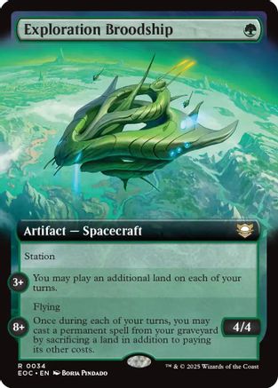Exploration Broodship (EOC-034) [Commander: Edge of Eternities] MTG Single Wizards of the Coast