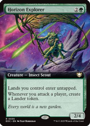 Horizon Explorer (Extended Art) (EOC-035) [Commander: Edge of Eternities] MTG Single Wizards of the Coast