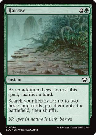 Harrow (EOC-098) [Commander: Edge of Eternities] MTG Single Wizards of the Coast