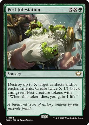 Pest Infestation (EOC-103) [Commander: Edge of Eternities] MTG Single Wizards of the Coast