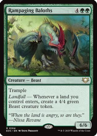 Rampaging Baloths (EOC-104) [Commander: Edge of Eternities] MTG Single Wizards of the Coast