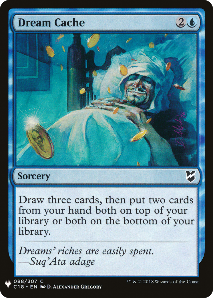 Dream Cache (LIST-C18-88) [Mystery Booster] The List MTG Single Wizards of the Coast