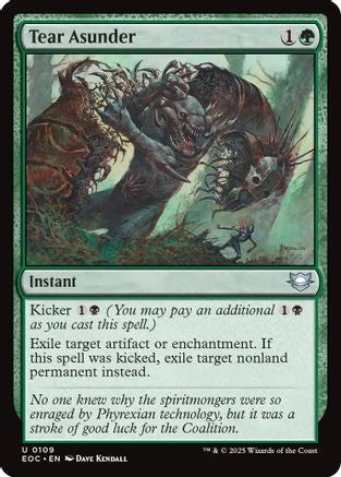 Tear Asunder (EOC-109) [Commander: Edge of Eternities] MTG Single Wizards of the Coast