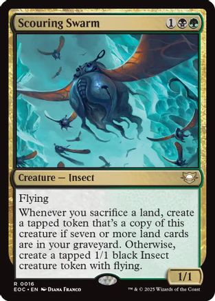 Scouring Swarm (EOC-016) [Commander: Edge of Eternities] MTG Single Wizards of the Coast