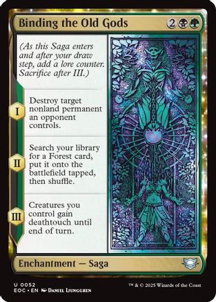 Binding the Old Gods (EOC-052) [Commander: Edge of Eternities] MTG Single Wizards of the Coast
