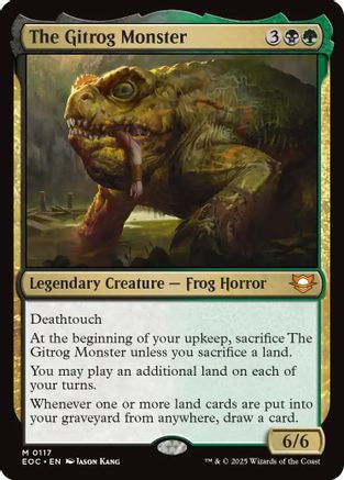 The Gitrog Monster (EOC-117) [Commander: Edge of Eternities] MTG Single Wizards of the Coast