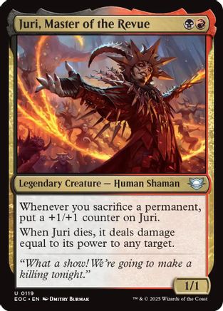 Juri, Master of the Revue (EOC-119) [Commander: Edge of Eternities] MTG Single Wizards of the Coast