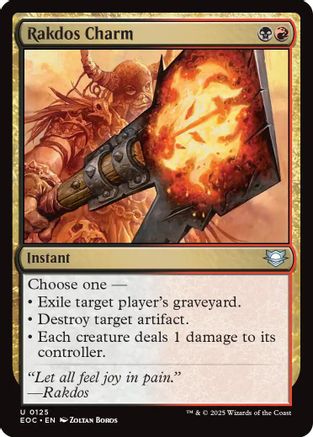 Rakdos Charm (EOC-125) [Commander: Edge of Eternities] MTG Single Wizards of the Coast