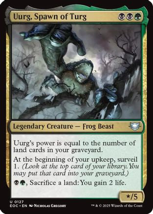 Uurg, Spawn of Turg (EOC-127) [Commander: Edge of Eternities] MTG Single Wizards of the Coast