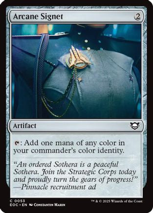 Arcane Signet (EOC-053) [Commander: Edge of Eternities] MTG Single Wizards of the Coast