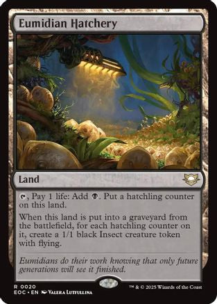 Eumidian Hatchery (EOC-020) [Commander: Edge of Eternities] MTG Single Wizards of the Coast