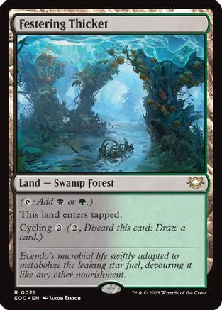Festering Thicket (EOC-021) [Commander: Edge of Eternities] MTG Single Wizards of the Coast