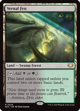 Vernal Fen (EOC-024) [Commander: Edge of Eternities] MTG Single Wizards of the Coast