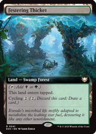 Festering Thicket (EOC-041) [Commander: Edge of Eternities] MTG Single Wizards of the Coast