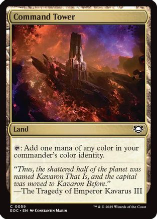 Command Tower (EOC-059) [Commander: Edge of Eternities] MTG Single Wizards of the Coast