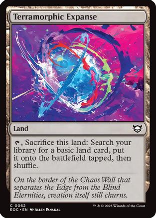Terramorphic Expanse (EOC-062) [Commander: Edge of Eternities] MTG Single Wizards of the Coast