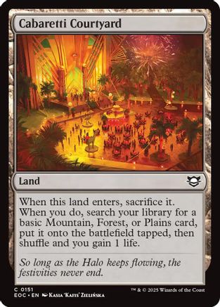 Cabaretti Courtyard (EOC-151) [Commander: Edge of Eternities] MTG Single Wizards of the Coast