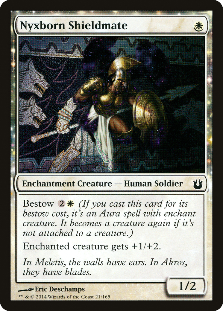 Nyxborn Shieldmate (BNG-021) [Born of the Gods] Foil MTG Single Wizards of the Coast