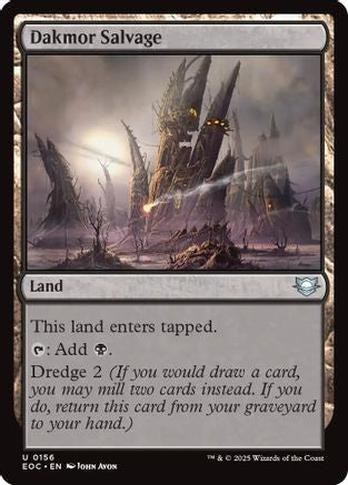 Dakmor Salvage (EOC-156) [Commander: Edge of Eternities] MTG Single Wizards of the Coast