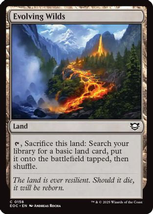 Evolving Wilds (EOC-158) [Commander: Edge of Eternities] MTG Single Wizards of the Coast