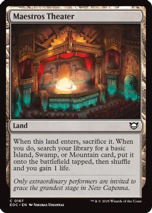 Maestros Theater (EOC-167) [Commander: Edge of Eternities] MTG Single Wizards of the Coast