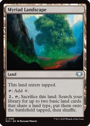 Myriad Landscape (EOC-169) [Commander: Edge of Eternities] MTG Single Wizards of the Coast
