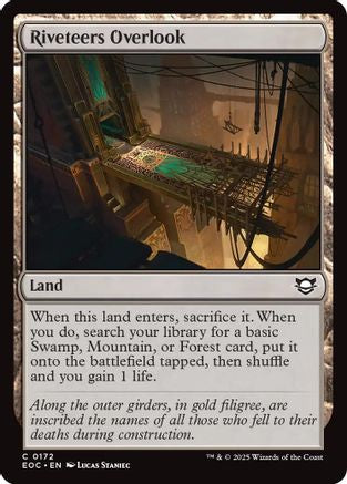 Riveteers Overlook (EOC-172) [Commander: Edge of Eternities] MTG Single Wizards of the Coast