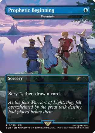 Prophetic Beginning - Preordain (GAME-039) [Misc] Game Day & Store Championship Promos MTG Single Wizards of the Coast