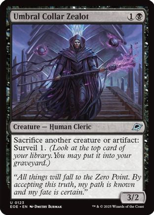 Umbral Collar Zealot (EOE-123) [Edge of Eternities] Foil MTG Single Wizards of the Coast