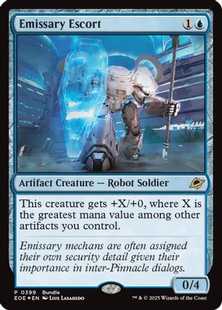 Emissary Escort (EOE Bundle) (UMP-399) [Misc] Unique and Miscellaneous Promos Foil MTG Single Wizards of the Coast