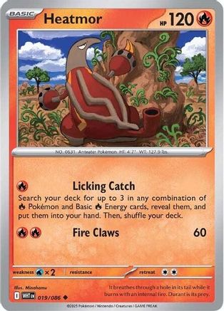 Heatmor (19) [SV: White Flare] Pokemon Single Pokémon