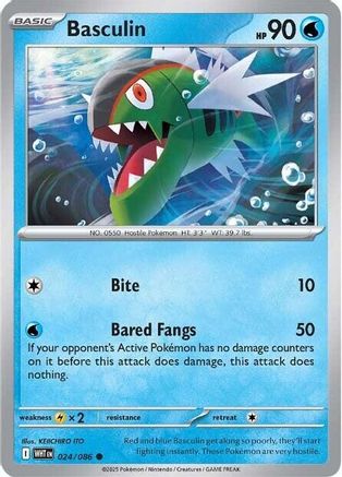Basculin (24) [SV: White Flare] Pokemon Single Pokémon