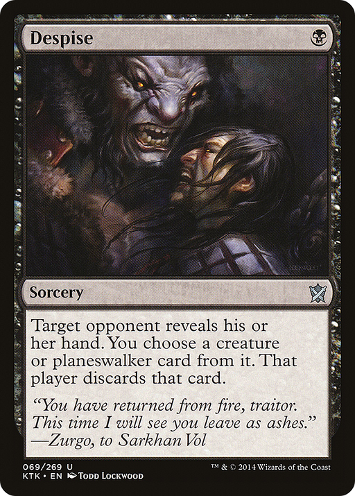 Despise (KTK-069) [Khans of Tarkir] MTG Single Wizards of the Coast