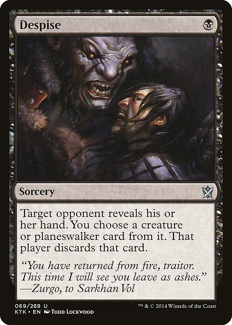 Despise (KTK-069) [Khans of Tarkir] Foil MTG Single Wizards of the Coast