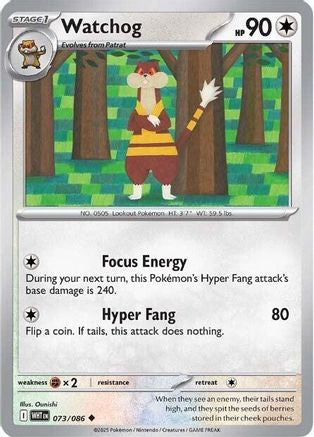 Watchog (73) [SV: White Flare] Pokemon Single Pokémon