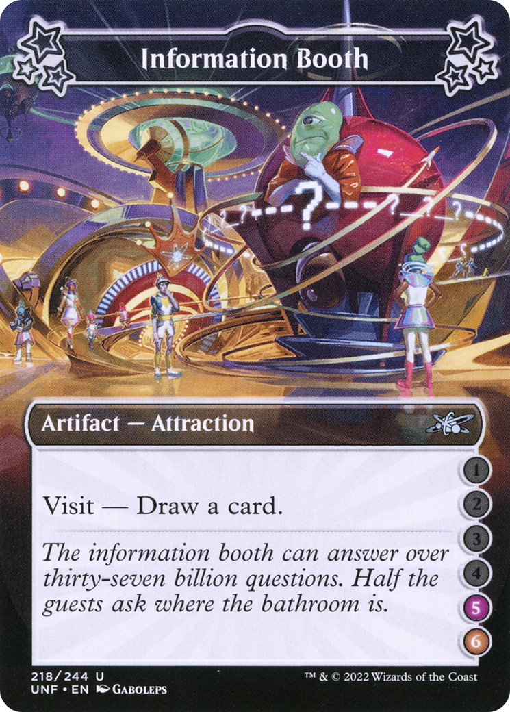Information Booth (UNF-218D) [Unfinity] Foil MTG Single Wizards of the Coast