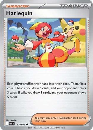 Harlequin (83) - [SV: White Flare] Reverse Holofoil Pokemon Single Pokémon