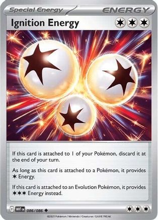 Ignition Energy (86) Reverse Holofoil [SV: White Flare] Pokemon Single Pokémon