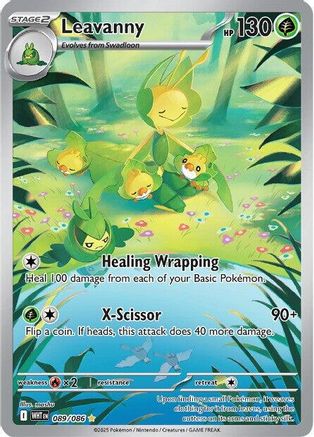 Leavanny - 089/086 (89) - [SV: White Flare] Holofoil Pokemon Single Pokémon