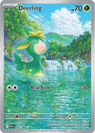 Deerling - 091/086 Holofoil [SV: White Flare] Pokemon Single Pokémon