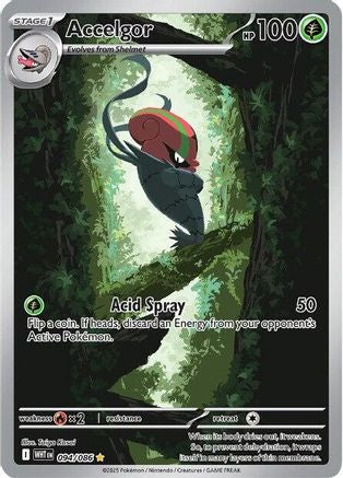 Accelgor - 094/086 Holofoil [SV: White Flare] Pokemon Single Pokémon