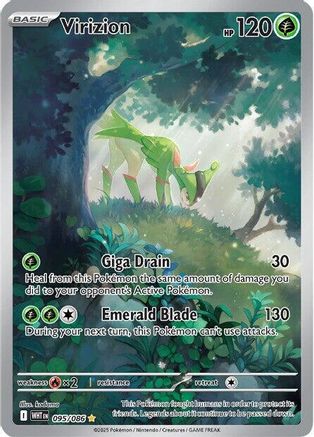 Virizion - 095/086 (95) - [SV: White Flare] Holofoil Pokemon Single Pokémon