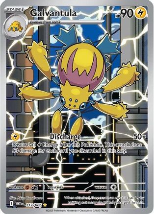 Galvantula - 117/086 Holofoil [SV: White Flare] Pokemon Single Pokémon