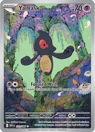 Yamask - 122/086 Holofoil [SV: White Flare] Pokemon Single Pokémon