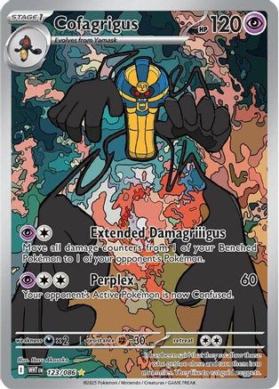 Cofagrigus - 123/086 (123) - [SV: White Flare] Holofoil Pokemon Single Pokémon